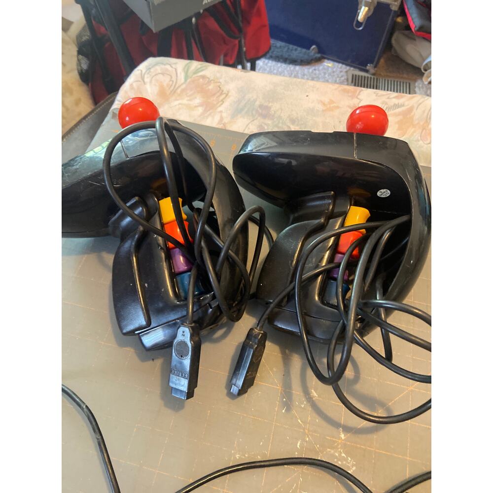 Vintage Coleco Vision Super Action Controller Joystick Pair - UNTESTED